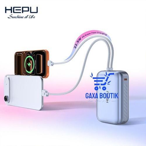 Generic Power Bank 20000mAh hp-A42  Charge Super Rapide 22W - Câble IPhone Et Type-C - image 4