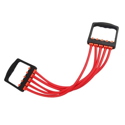 Generic Extenseur de musculation à 5 tubes élastiques - image 3
