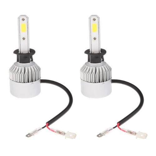 S2 H1 Kit 2 ampoules H1 LED blanc étanche pour phares de voiture