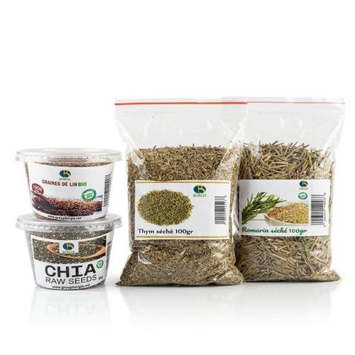 Generic Romarin + chia + lin + thym
