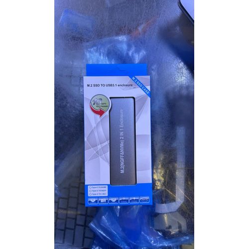 Generic Boitier disque dur SSD M.2 NGFF & M.2 NVMe - USB 3.0 / 3.2
