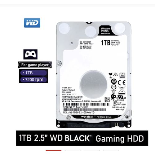 Disque dur 1T° Sata 2.5 Western Digital