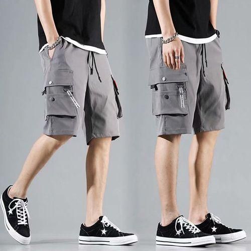 Short homme multi poches discount