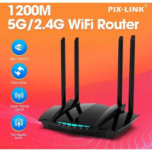 Generic PIX-LINK 1200M AC Dual Band Mini 5G Router, Amplificateur