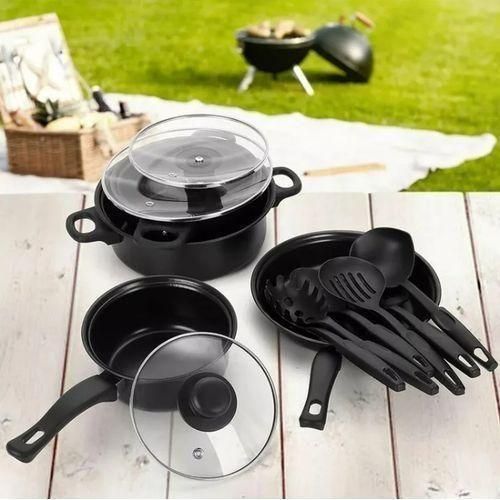 product_image_name-Generic-13Pcs Ensemble de casseroles et poêles antiadhésives avec poêle à frire pour toutes les cuisinières-5