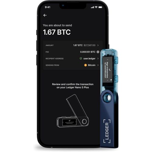 product_image_name-Ledger-Ledge r Nano S Plus (Bleu Neptune) - Le Wallet Physique pour sécuriser et gérer Vos cryptos, NFT et Tokens (Compatible Ordinateur et Android)-5