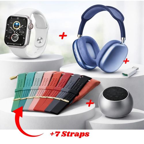 product_image_name-Smartwatch-Montre Connectée Série 9 + Casque Bluetooth + Mini Boomer + 7 Bracelets + Câble 3-en-1 + Adaptateur Type-C-2