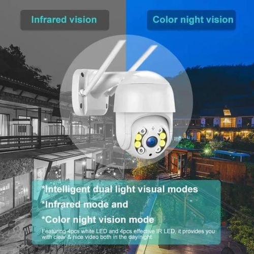 product_image_name-Generic-Caméra de Surveillance WiFi Extérieure HD – Rotation Panoramique & Alarme-4