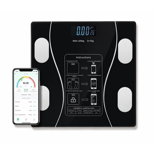 Article  Balance Connectée Intelligente Bluetooth – Analyse Corporelle Complète – Écran LCD – Jusqu’à 180kg – Compatible Android & iOS - image 3