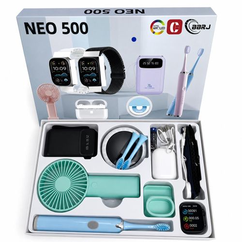 Generic Coffret High-Tech 7 en 1 – Montre Connectée & Accessoires