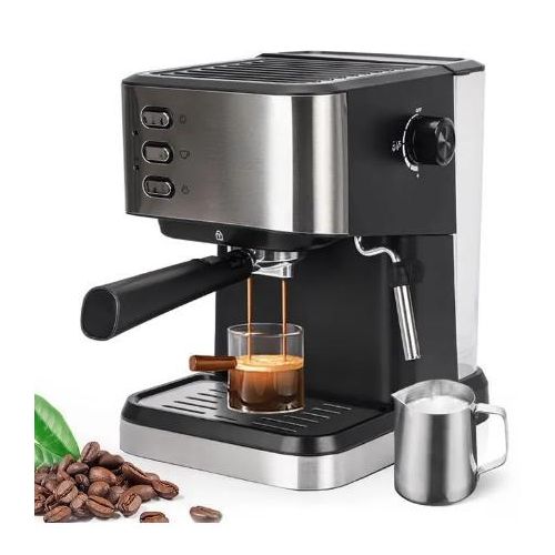Generic  Machine à café expresso semi-automatique 20 bars avec mousseur à lait - image 4