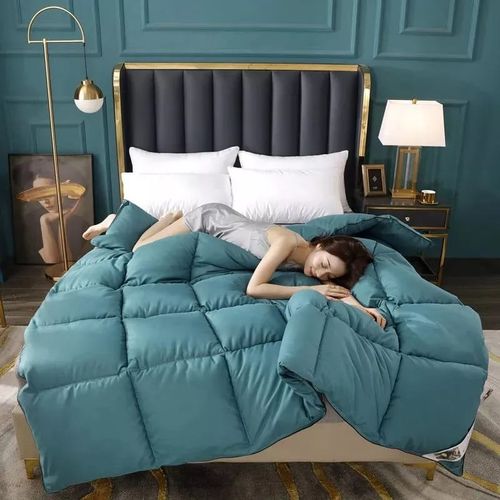 Generic Couette Epaisse, Turquoise Douceur Unie 100%coton