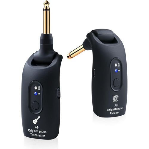 product_image_name-Generic-Système de Guitare Sans Fil 2.4GHz, Émetteur et Récepteur Audio Sans Fil Rechargeable pour Guitare, Basse, Instruments à Vent, et Instruments de Musique Électroniques-1