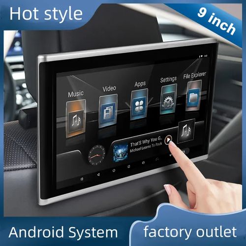i 8 pouce intégré appuie-tête tablette de voiture android 10 pouces uhd ips  multimédia tv voiture 4g sim en ligne voiture moniteur appuie-tête