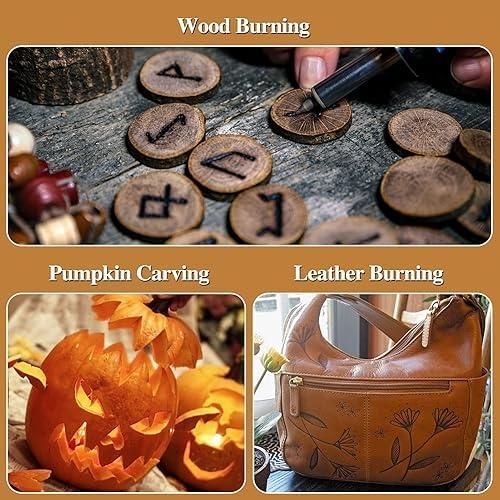 product_image_name-Generic-Kit de fers à souder 62 pièces, outils de gravure et de soudage, température réglable, adapté au travail du cuir, au travail du bois, etc.-7