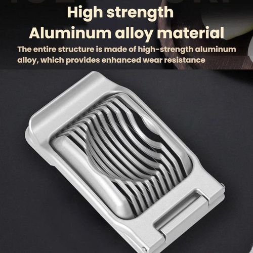 Generic Aluminum Alloy Egg Cutter Multi-Functional Slicer - image 2
