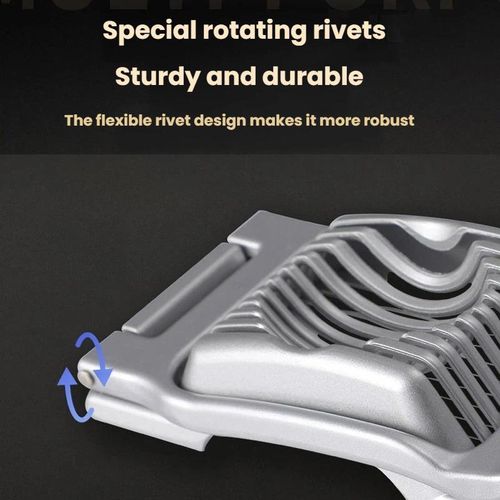 Generic Aluminum Alloy Egg Cutter Multi-Functional Slicer - image 7