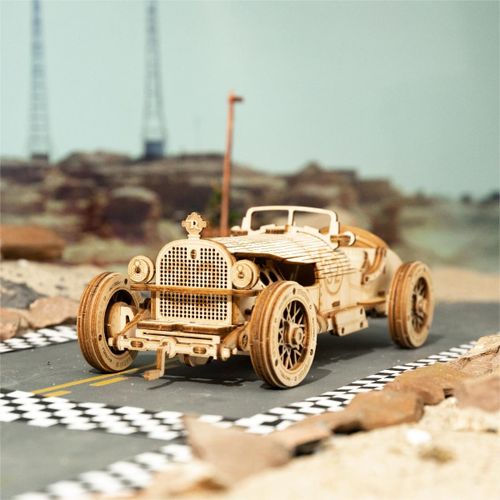 Car En Bois Construire - 3d Puzzle Maquette Bois - Maquette Mcanique Pour  Des Enfants Et Des Adulte (grand Prix Car)