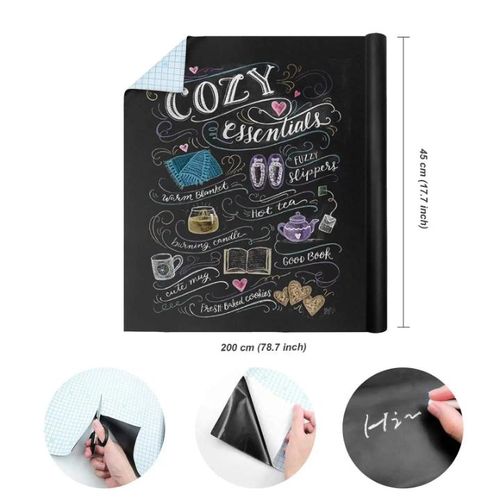 product_image_name-Generic-TABLEAU NOIR AUTOCOLLANT EFFAÇABLE-UTILISABLE AVEC CRAIES -2