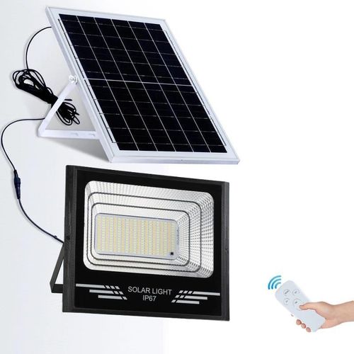 product_image_name-Generic-Projecteur Solaire LED 50W – Lampe Extérieure Étanche avec Panneau Solaire-2