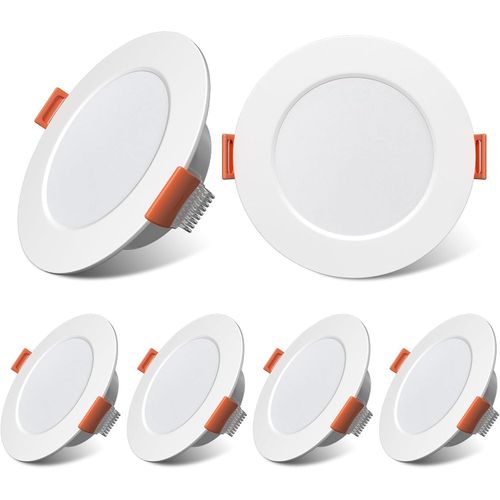 Generic 2 PCS Ultra Thin LED Recessed Downlight,2.5Inch 15W Non Flicker Ceiling Panel Light,220V Commercial Home Embedded Spotlight
