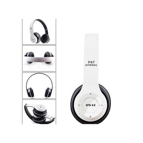 Generic P47 Wireless Casque Sans Fil Bluetooth P47 Pliable - image 2