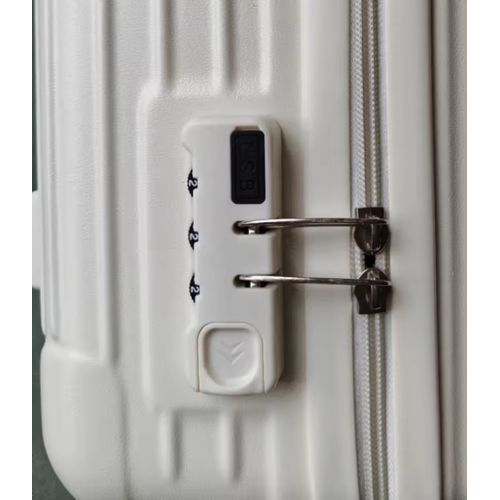 Generic Valise de voyage cabine  bleue/size 20 avec port usb et support de mugg - image 2