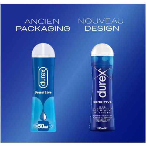 product_image_name-Durex- - Lot de 2 Gels Lubrifiants Intimes - Lubrifiant Naturel Original à base d'eau 100 ml - Gel Lubrifiant Sexuel Intime Sensitive 50 ml-7