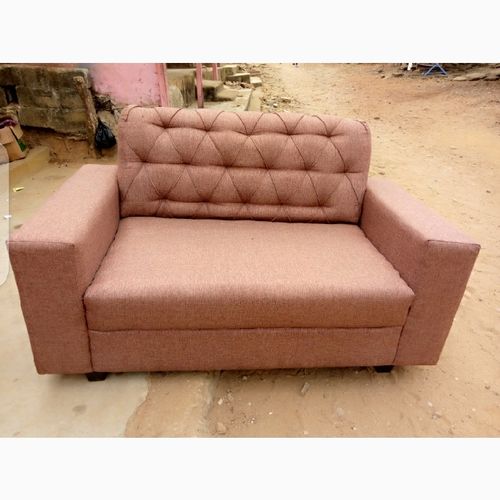 Generic Salon De Fauteuil Capitonné 7 Places En Tissu D'Ain Marron