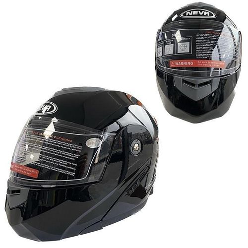 product_image_name-Generic-Casque Moto Modulable (Flip-Up) Blanc Brillant - Double Visière (Solaire Intégrée), Homologation ECE, Mentonnière Relevable (Intégral/Jet) - Adultes-3
