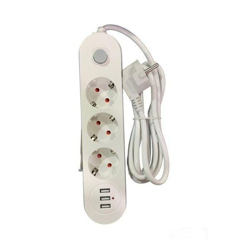 product_image_name-Generic-Rallonge/Multiprise - 3 Ports - 3 Mètres + 3 Usb-1