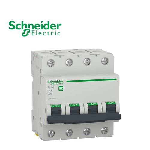 Schneider Electric Disjoncteur 4P 4500 A C Curve 20A Easy9 - Prix pas cher