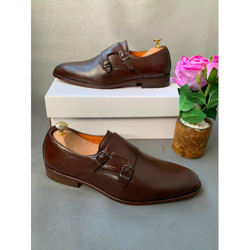 Fashion mocassin homme en cuir -marron