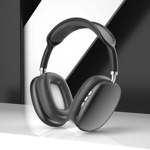 Generic Casque Bluetooth Sans Fil, Grand Casque Noir