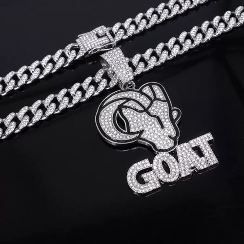 Gm Chaîne bling bling faux diamants - Argent - image 2