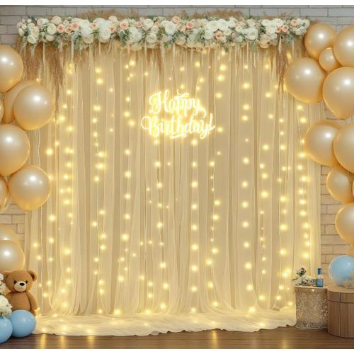 product_image_name-Generic-600 lumières de rideau ciel étoilé LED, 8 modes d'éclairage, guirlandes lumineuses décoratives, éclairage d'ambiance, 6*3 mètres, alimentées par USB, lumières LED extérieures-7