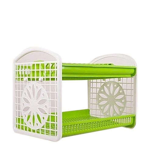 product_image_name-Ok Plast-Égouttoir A Vaisselle - Vert/Blanc-1