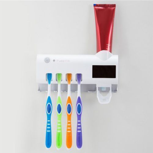 product_image_name-Generic-Stérilisateur Automatique De Brosse À Dent Avec Distributeur De Dentifrice MOD3 - Blanc-2