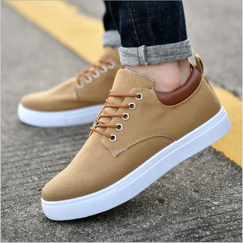 Fashion Paire de Basket Homme Chaussures Hommes- Kaki - Prix pas cher