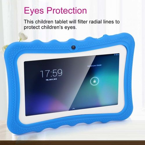 Generic Tablette Pour Enfants, Tablette Android 7 Pouces Avec WiFi, 1 Go + 8 Go Bleu - image 5