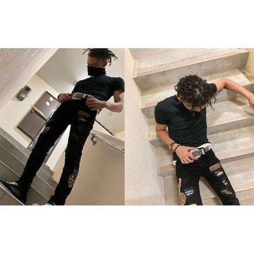 product_image_name-Generic-Ceintures En Strass Pour Homme Et Femmes , Ceinture En Cuir à Clous En Cristal De Style-2