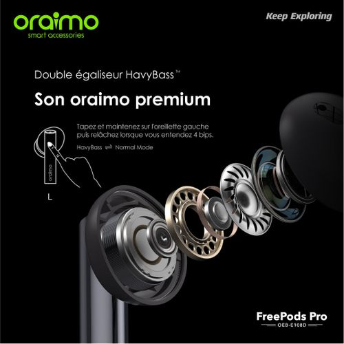 product_image_name-Oraimo-FreePods Pro - OEB-E108D - ANC Écouteurs Sans Fil à Suppression Active Du Bruit - Haut De Gamme - Noir-8