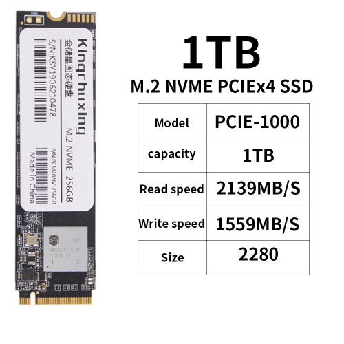 Disque SSD de jeu pour ordinateur portable et de bureau, NVMe M.2