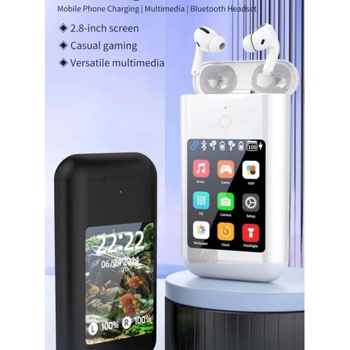 product_image_name-Generic-Écouteurs Bluetooth & Écran 2.8’’ POWERBANK INTÉGRÉ-1