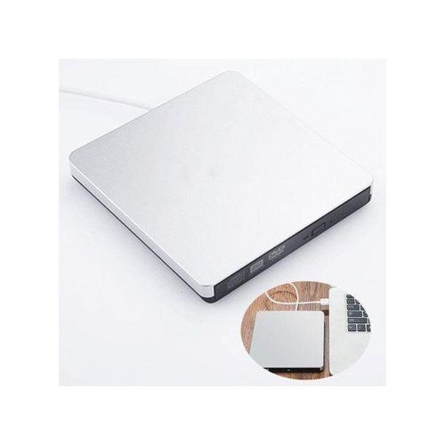 Generic Lecteur De DVD Externe, Graveur De DVD/VCD/disque Optique-RW, Double Interface Type-c+USB3.0--Blanc - image 8