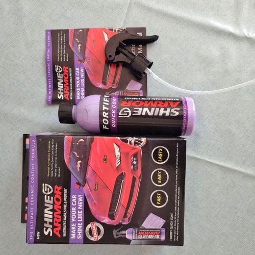 Generic Spray Céramique  avec Chiffon Microfibre – Nettoyage, Brillance et Protection Auto - image 3