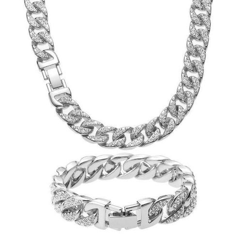 product_image_name-Generic-Chaine + Bracelet-Argenté JK-1