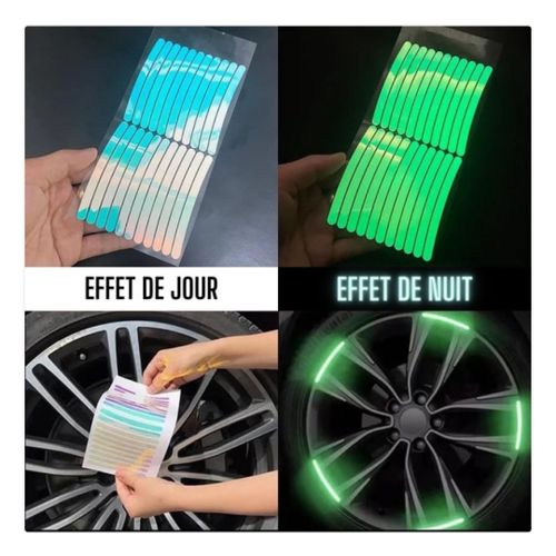 Generic BANDE RÉFLÉCHISSANTE ULTRA LUMINEUSE POUR VOITURE, MOTO ET