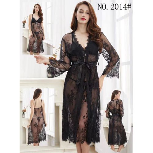 Generic Robe String En Dentelle Transparente Prix pas cher