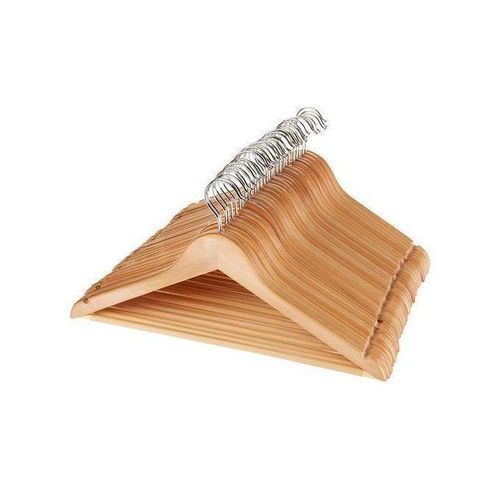 Generic Gm Cintre En Bois Bambou. Lot De 09 Cintres - image 2